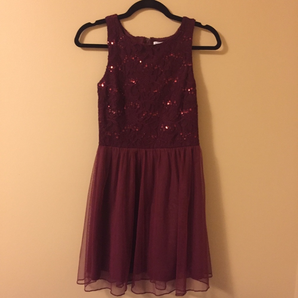 Speechless Red Lace Dress
